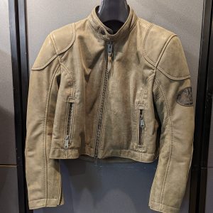 Cafe Racer Olive Womens Jacket (28)