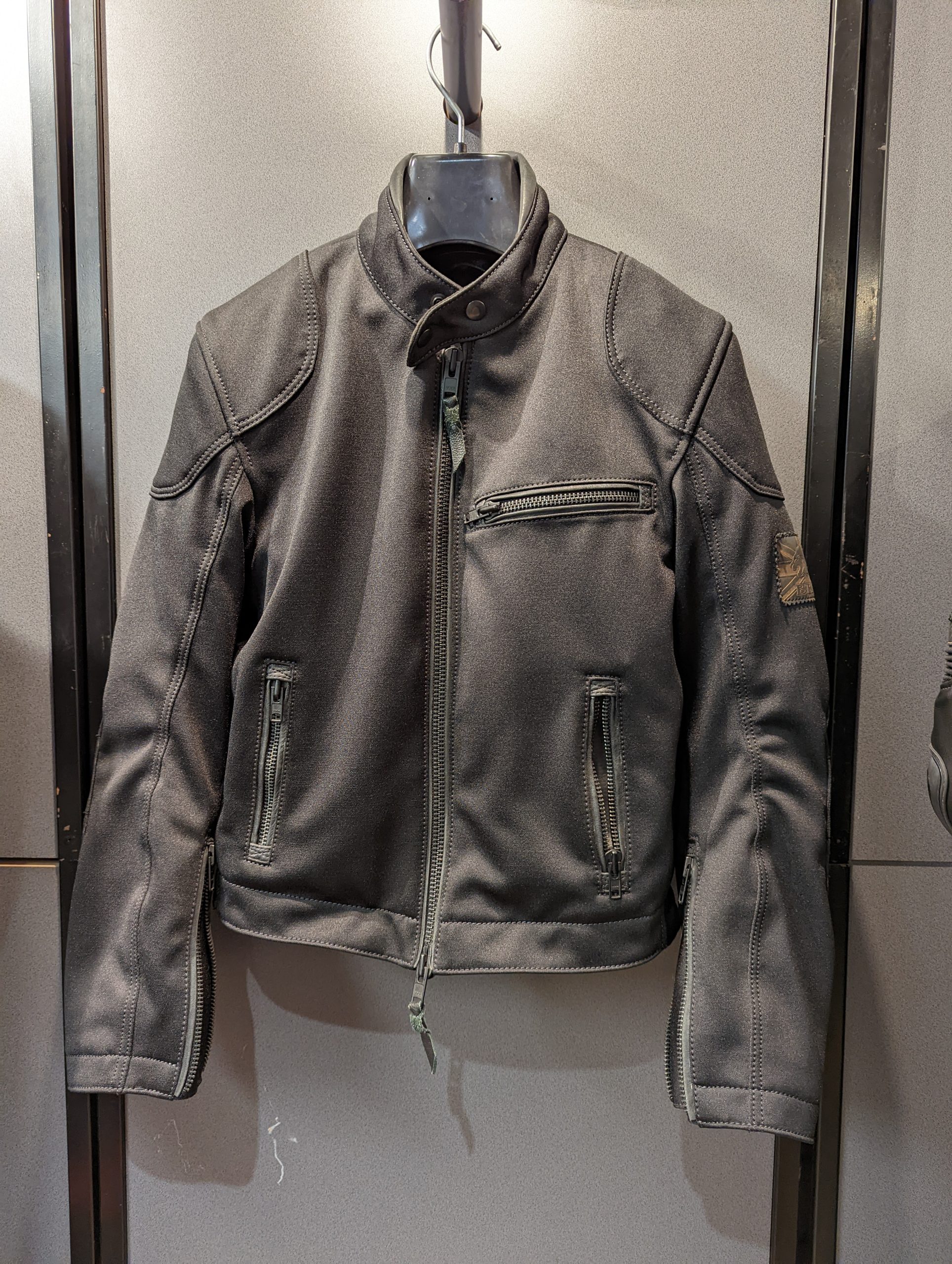 Cafe Racer Black Textile Prototype size 38 40 BKS Leather Shop