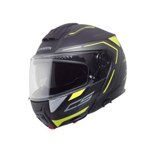 Schuberth C5 Omega yellow helmet