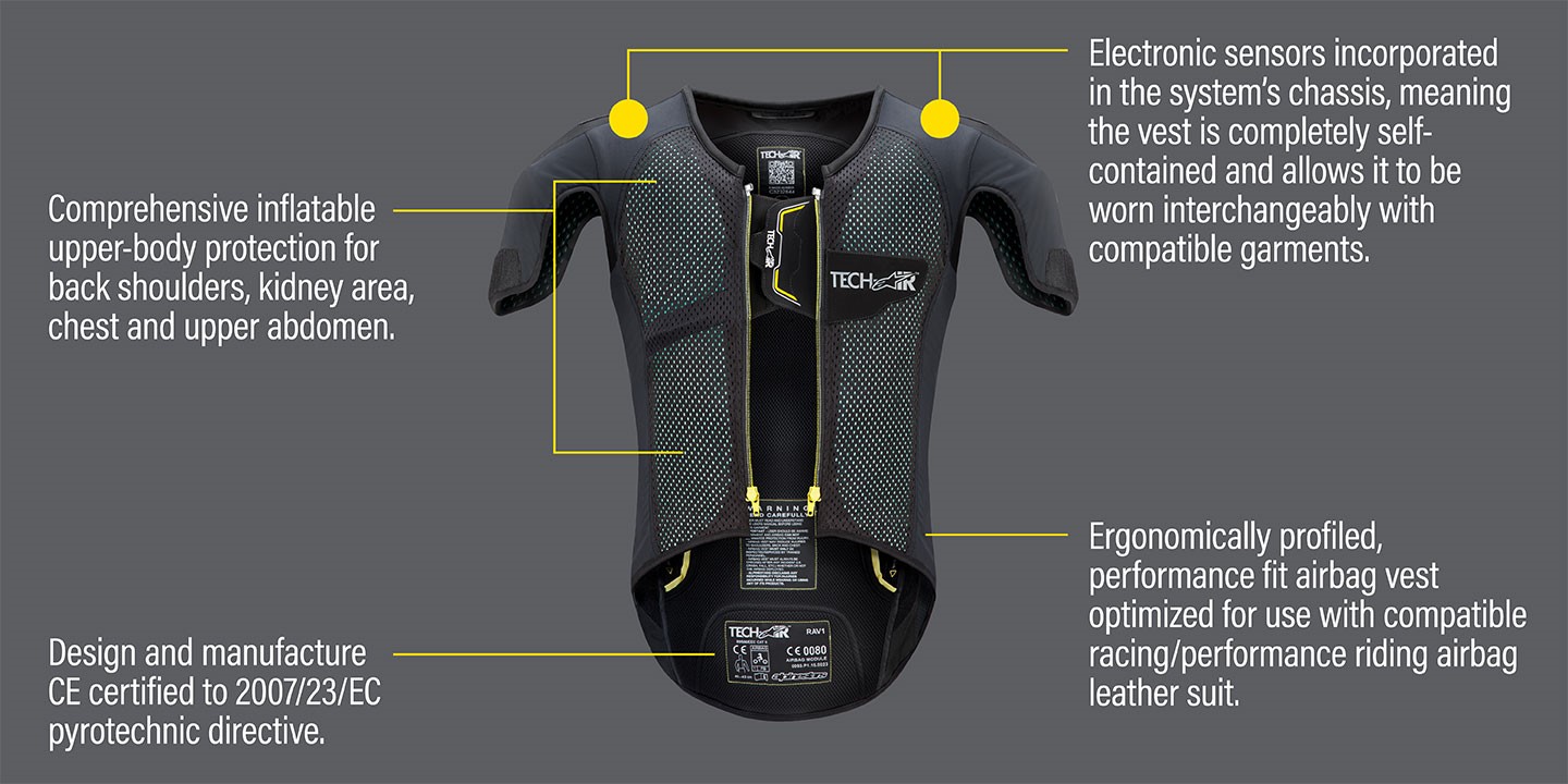 BKS Tech Air Alpinestars layout features